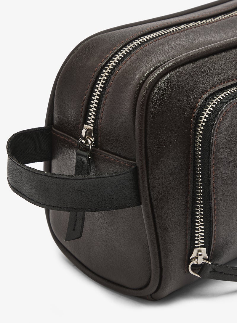 Robert Wood Spacious Storage Wash Bag - Image 5